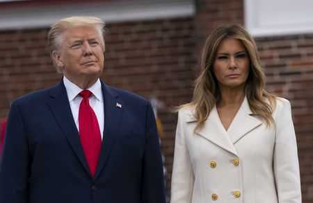 Donald Trump with wife Melania